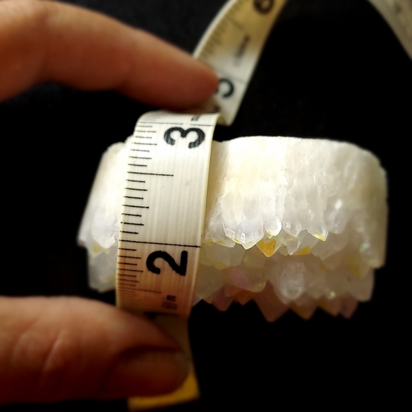 Angel Aura Heart Quartz Cluster - Picture 3 of 4